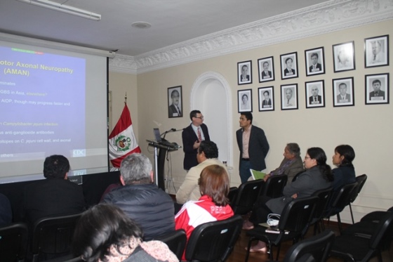 Especialistas del CDC USA y del Centro Nacional de Epidemiología, Prevención y Control de Enfermedades Perú intercambian experiencia sobre el Síndrome Guillain-Barré
